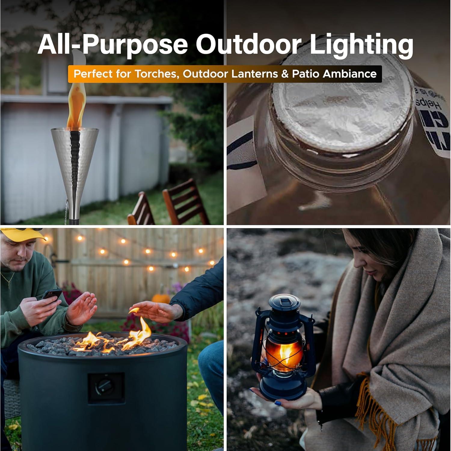 Aceite de Lámpara Firefly 32 oz Citronela - Combustión Limpia