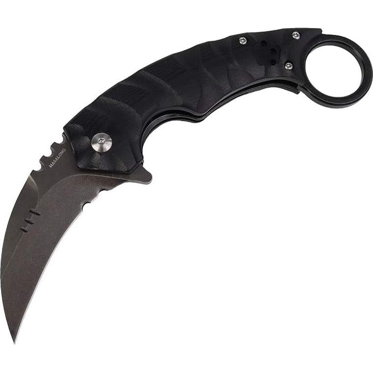 Cuchillo Táctico Plegable MASALONG kni204 Acero D2 18cm