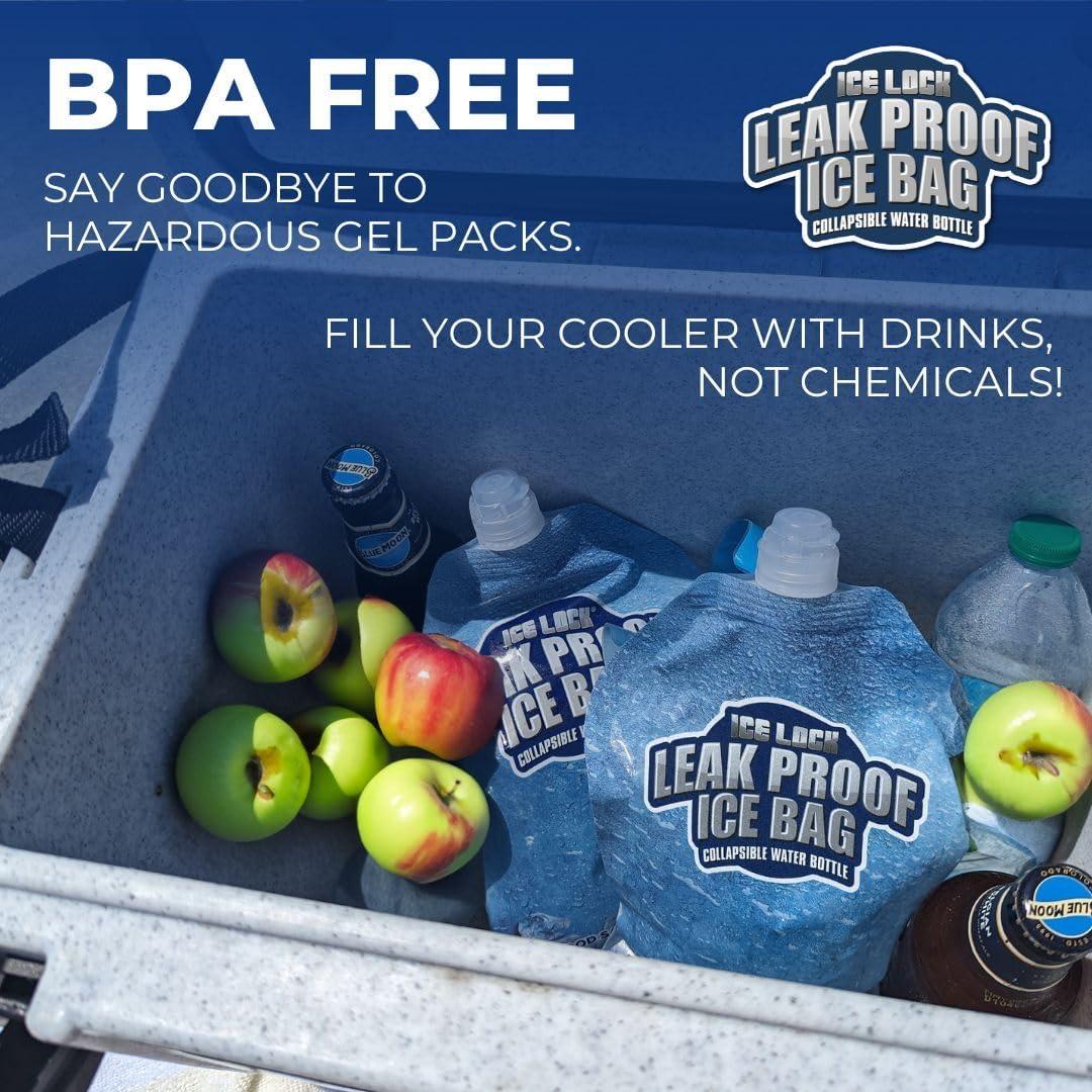 Bolsa de Hielo Reutilizable Ice Lock Grande - 4 Paquetes