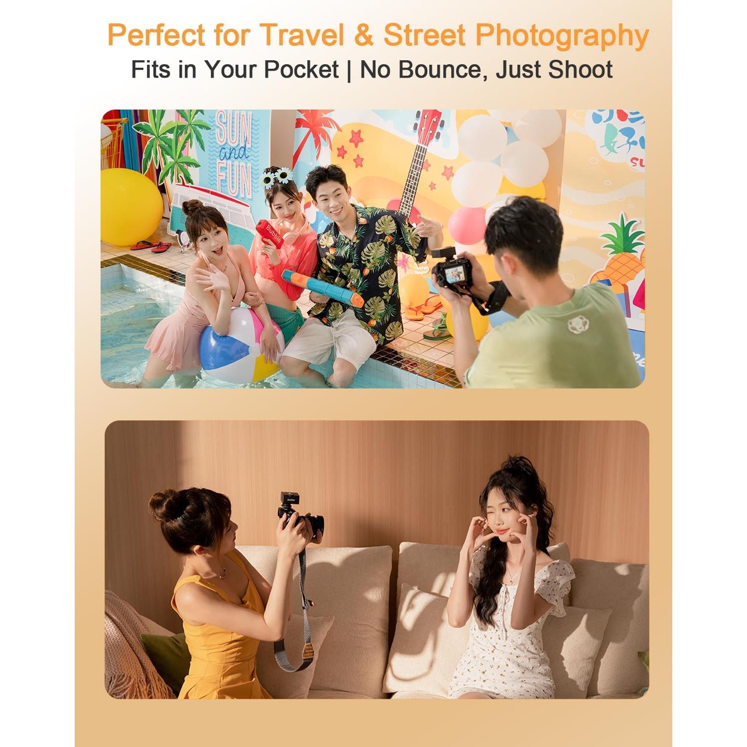 Flash Godox iM30 Mini GN15 para Cámaras Sony y Canon