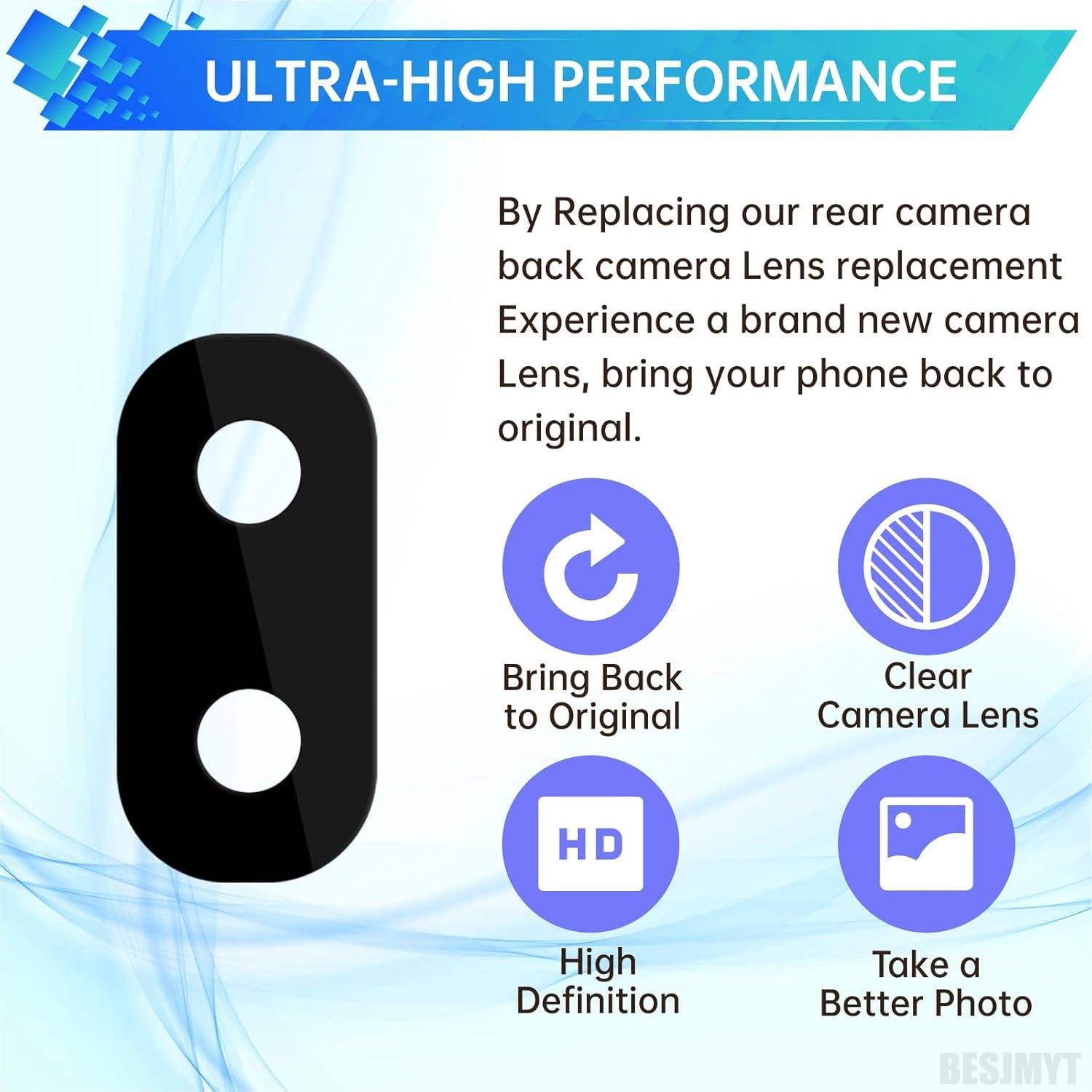 Reemplazo Lente de Cámara Trasera Samsung Galaxy A10e - Kit Completo