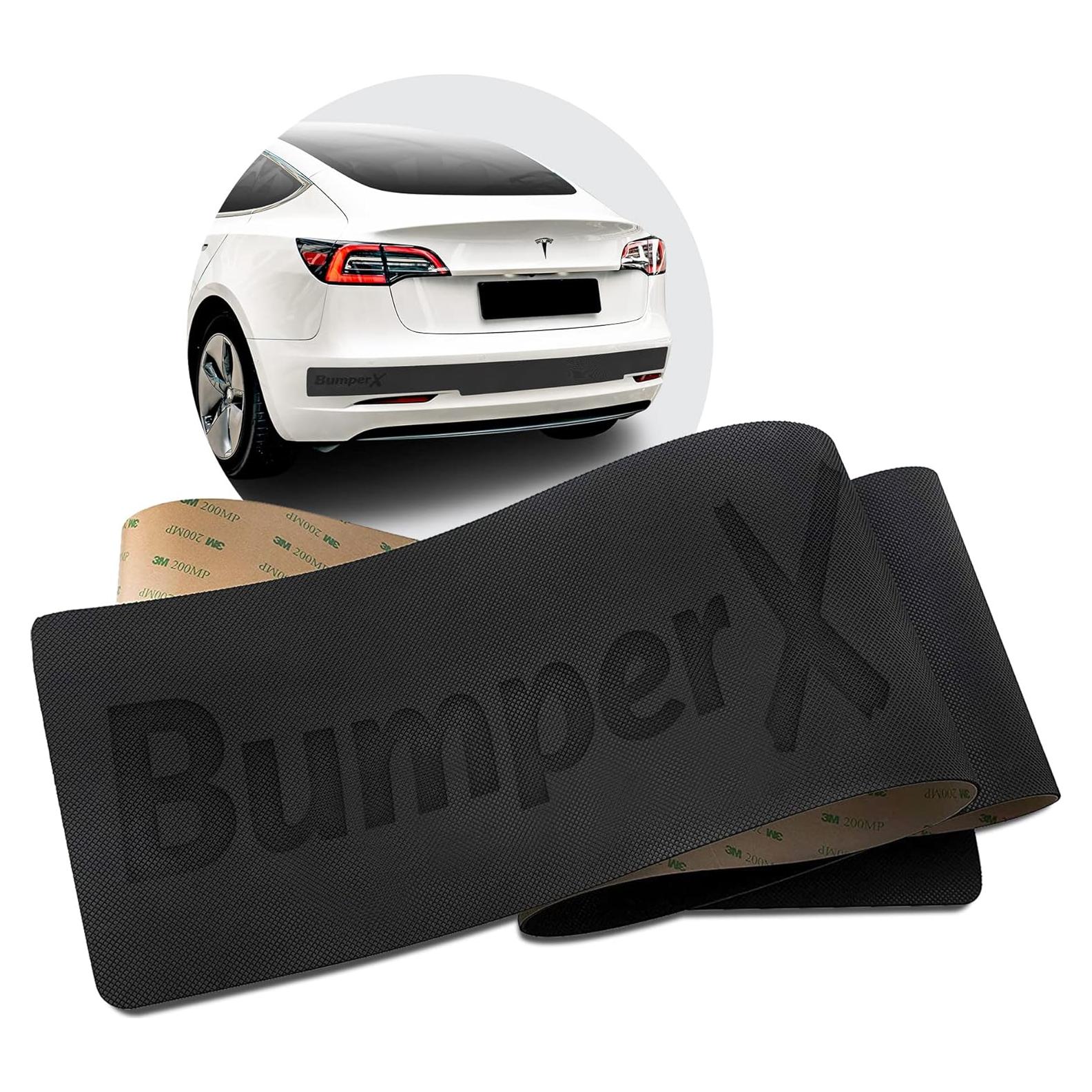 Protector de Parachoques Trasero BumperX para Tesla Model 3 157.5x12.7 cm