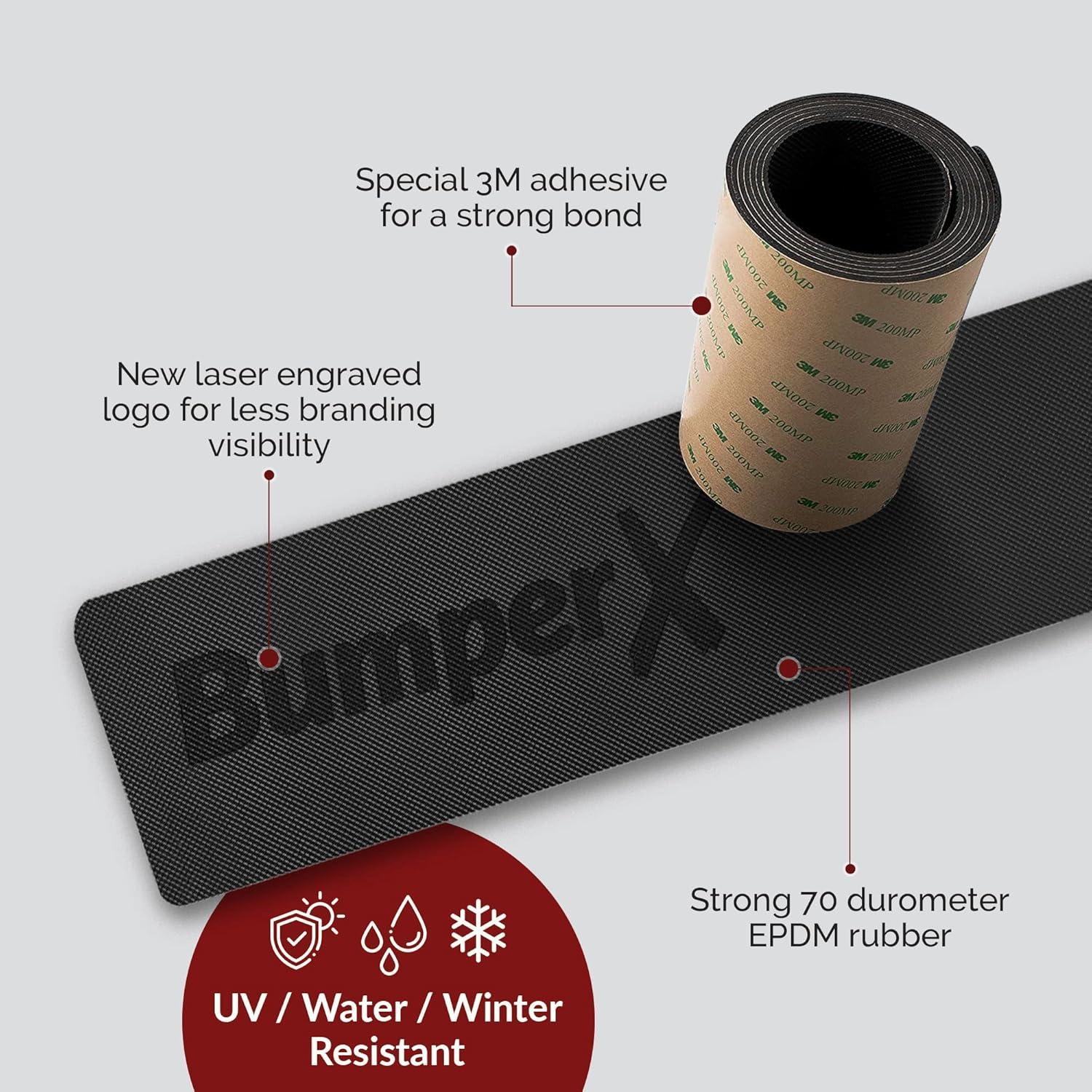 Protector de Parachoques Trasero BumperX para Tesla Model 3 157.5x12.7 cm