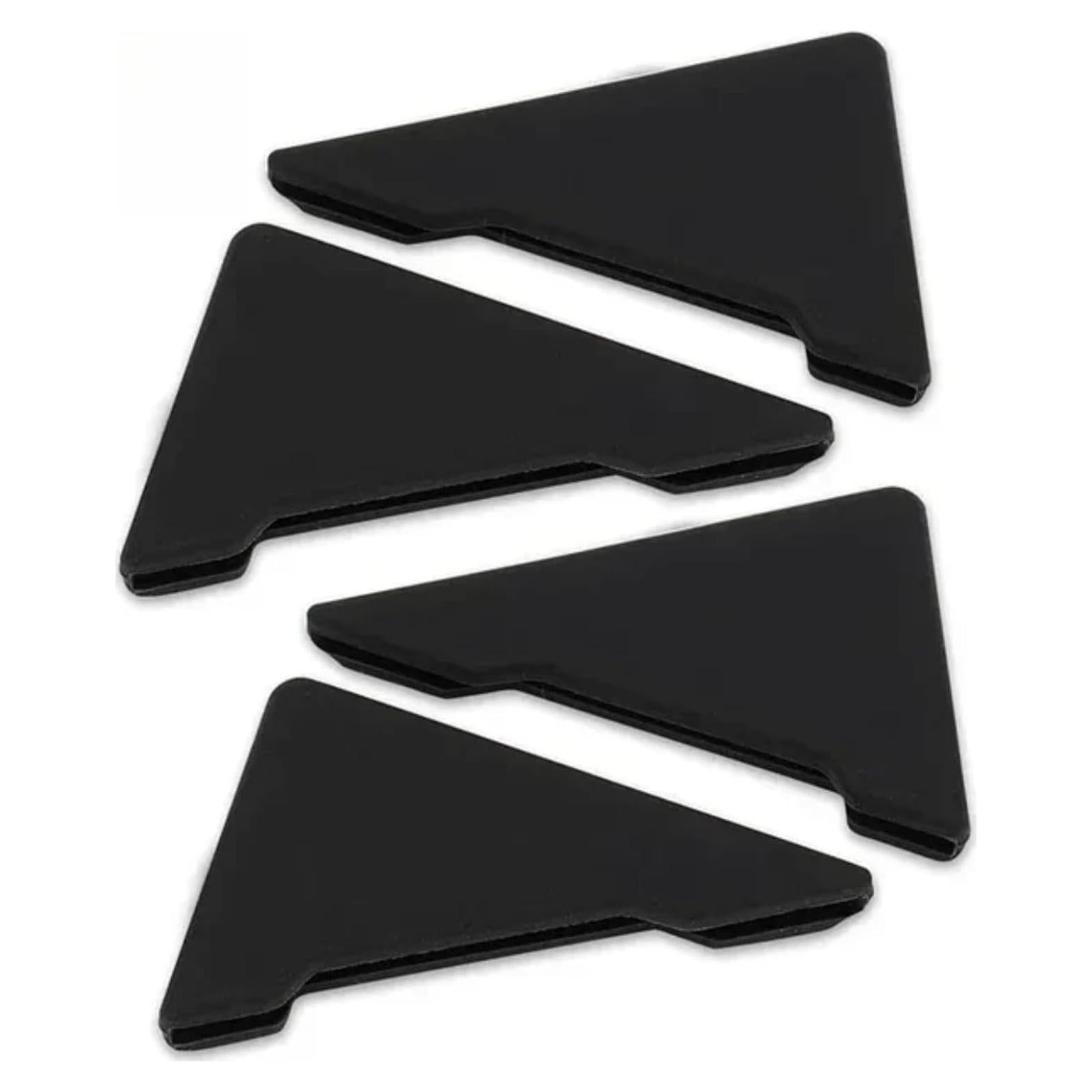Protector de Esquina de Puerta de Coche Genérico Negro 4 Pcs