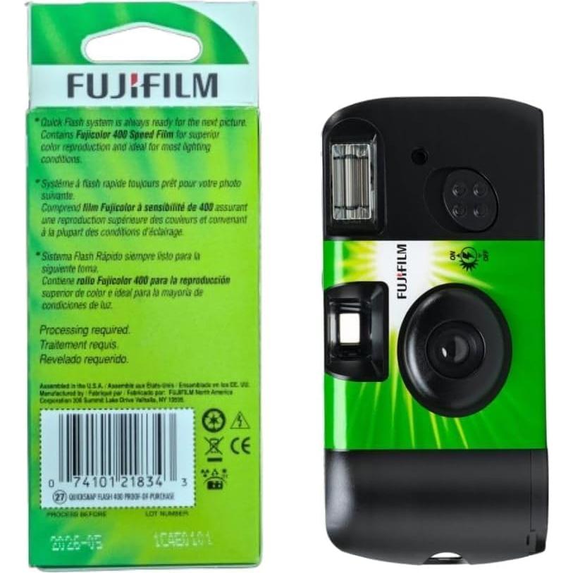 Cámara desechable Fujifilm QuickSnap Flash 400 - 27 exposiciones