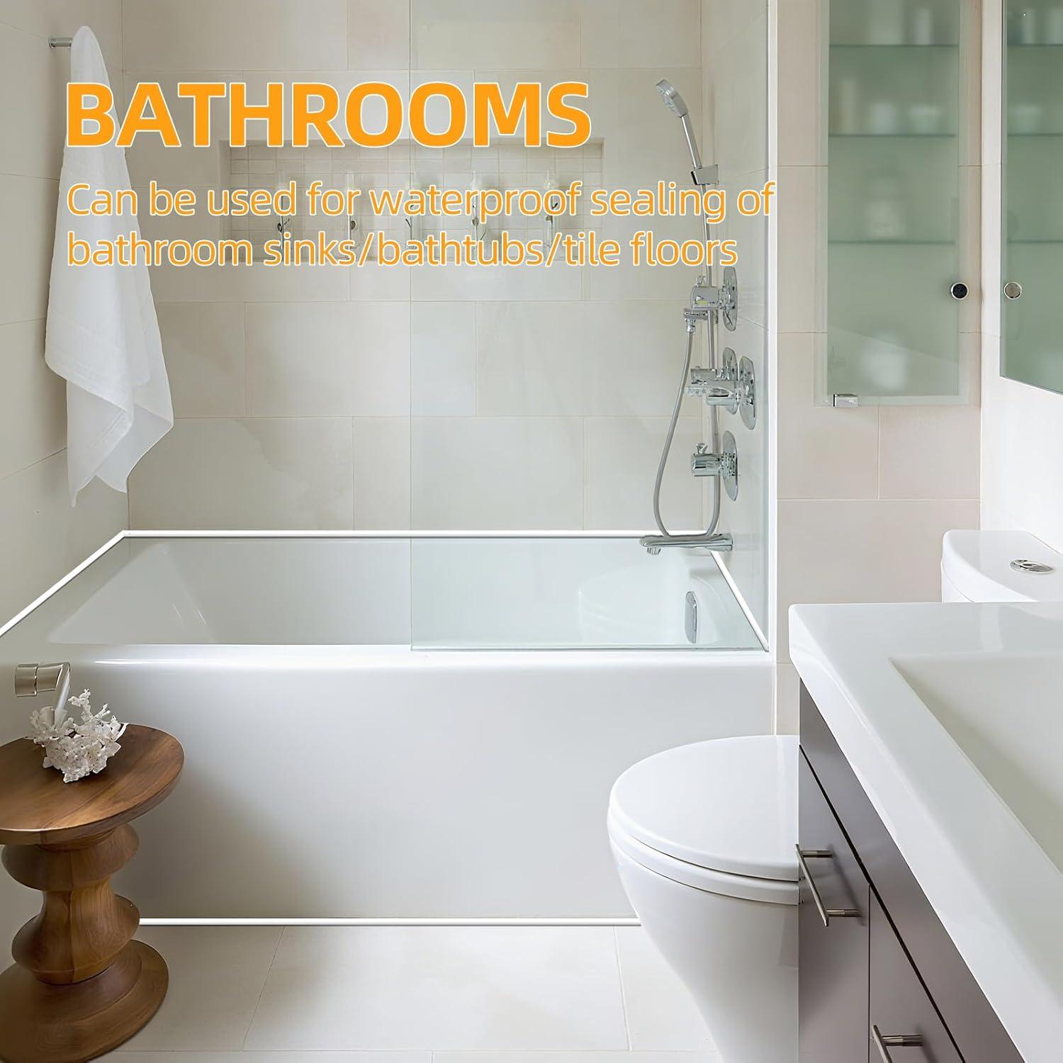 Moldura Cuarterona Flexible de Silicona Autoadhesiva 299.72 cm Blanca