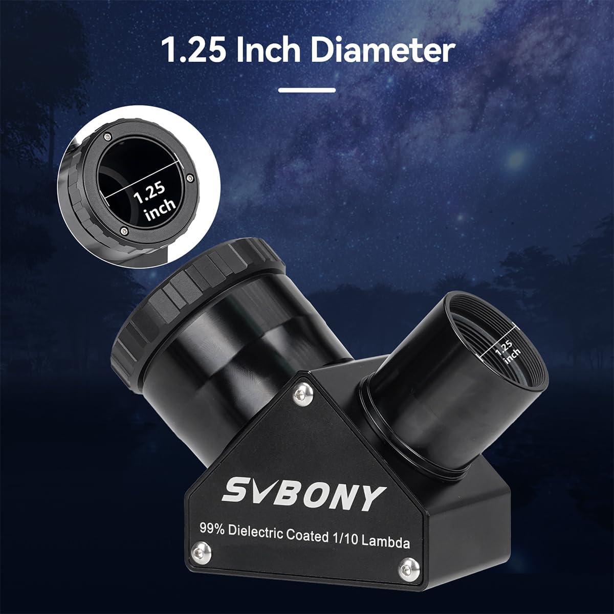 Ocular Zoom SVBONY SV215 1.25" 3-8mm Parfocal + SV191 7.2-21.6mm
