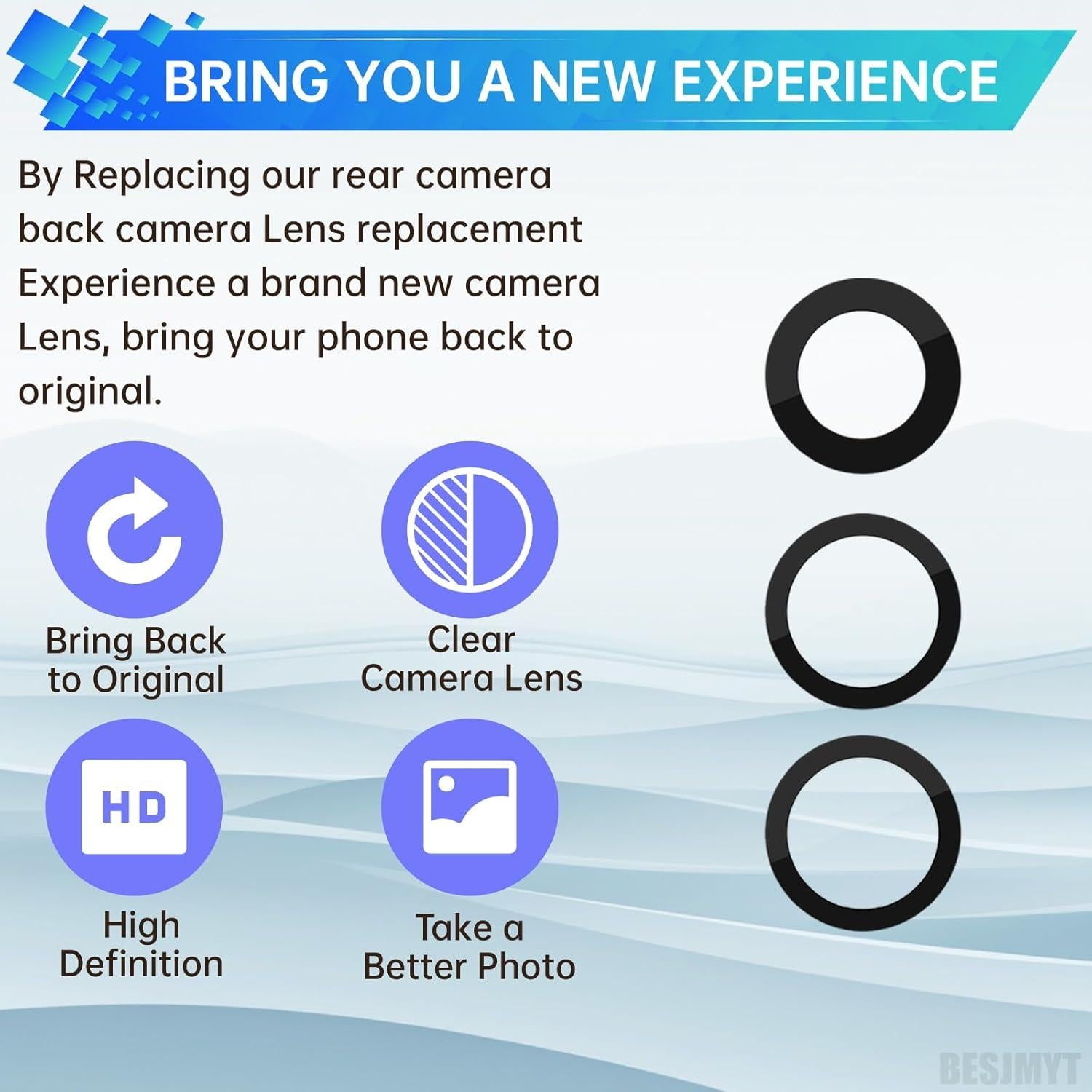 Reemplazo Lente de Cámara Samsung Galaxy S24+ Plus - Kit Completo