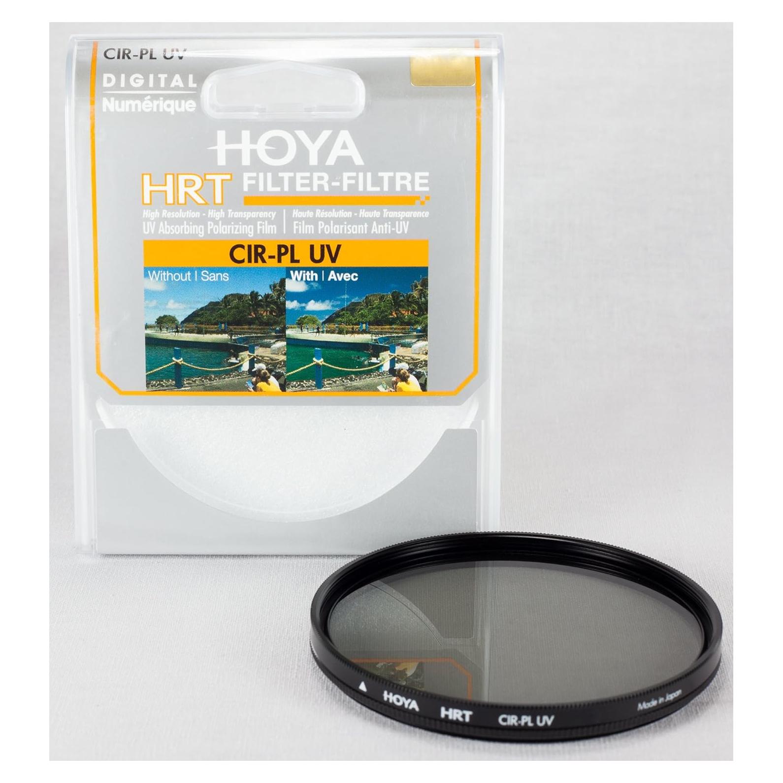 Filtro Polarizador Circular Hoya HRT 82mm UV - Alta Transparencia