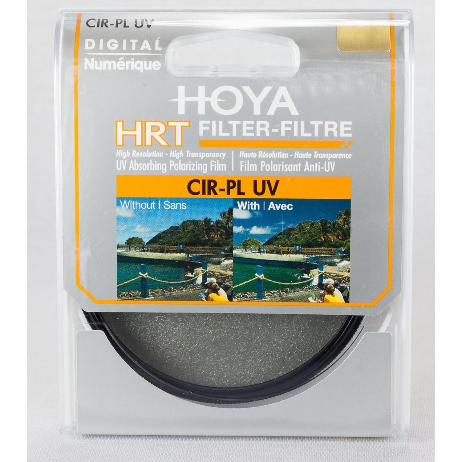 Filtro Polarizador Circular Hoya HRT 82mm UV - Alta Transparencia