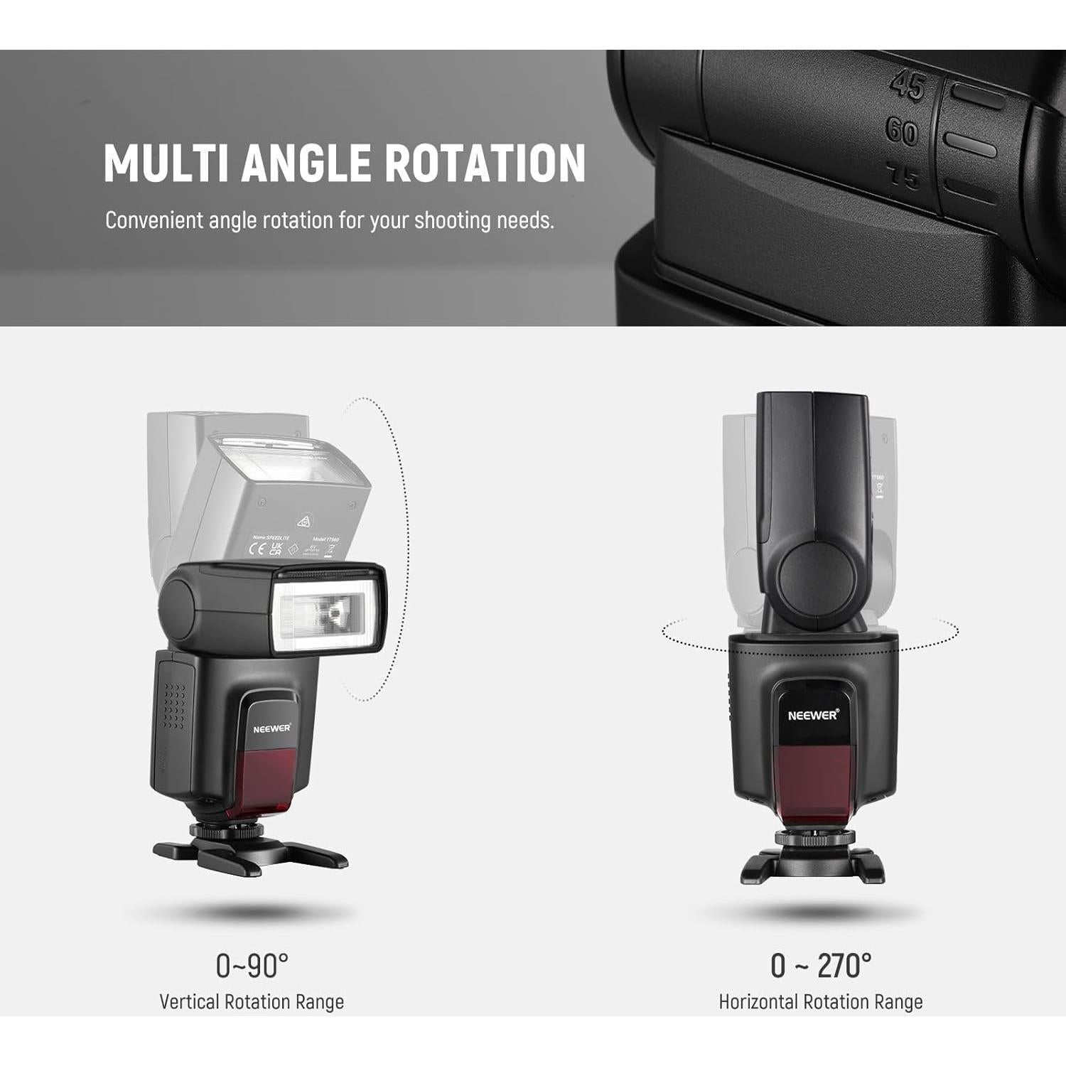 Flash Speedlite NEEWER TT560 para Canon Nikon Sony DSLR