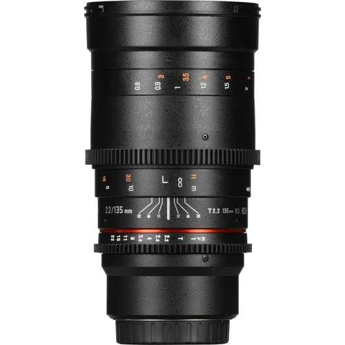 Lente Rokinon Cine DS 135mm T2.2 para Sony E con Micrófono