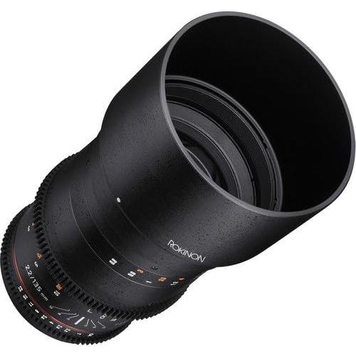 Lente Rokinon Cine DS 135mm T2.2 para Sony E con Micrófono