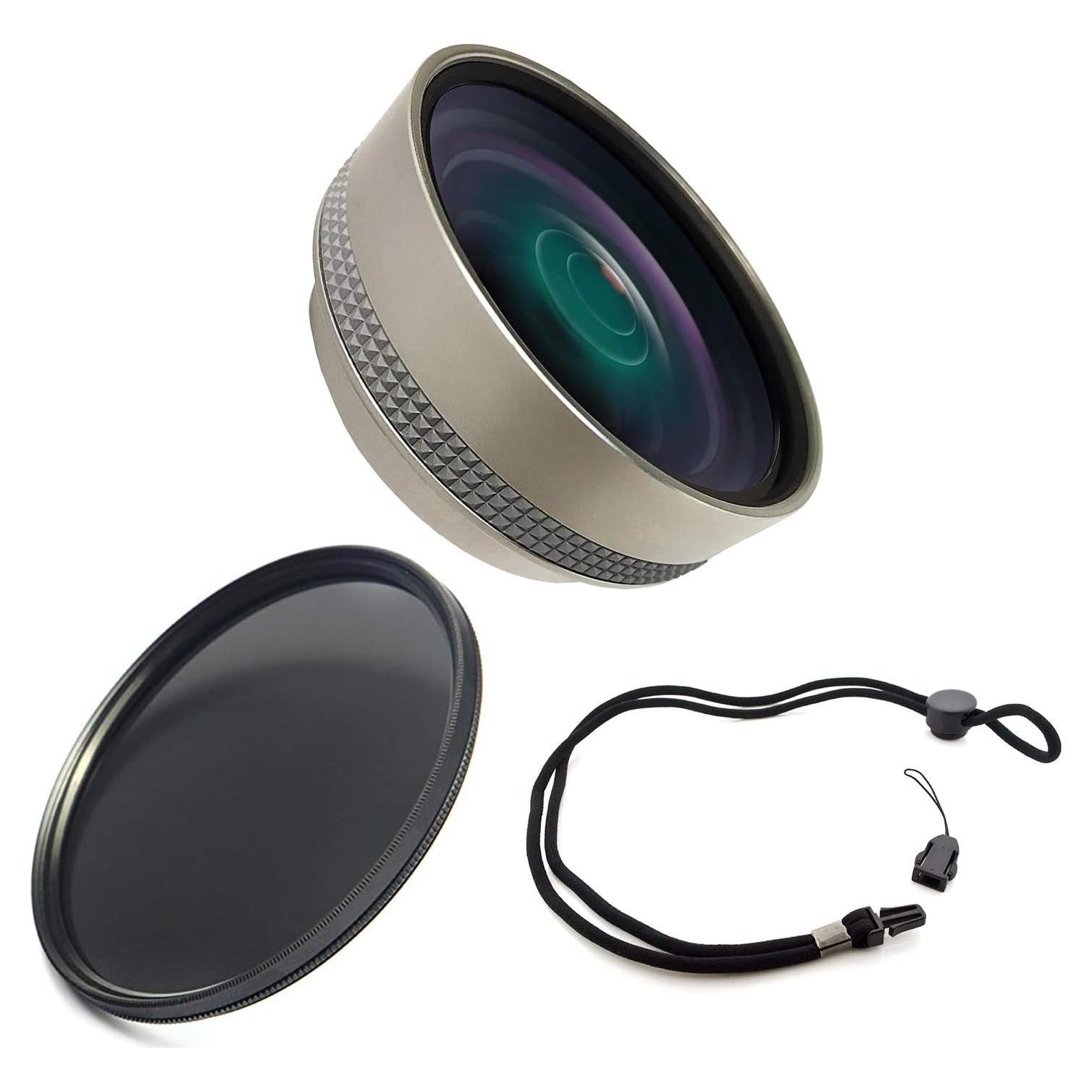 Lente Gran Angular 0.45x + Filtro Polarizador 67mm para Olympus Tough TG-2