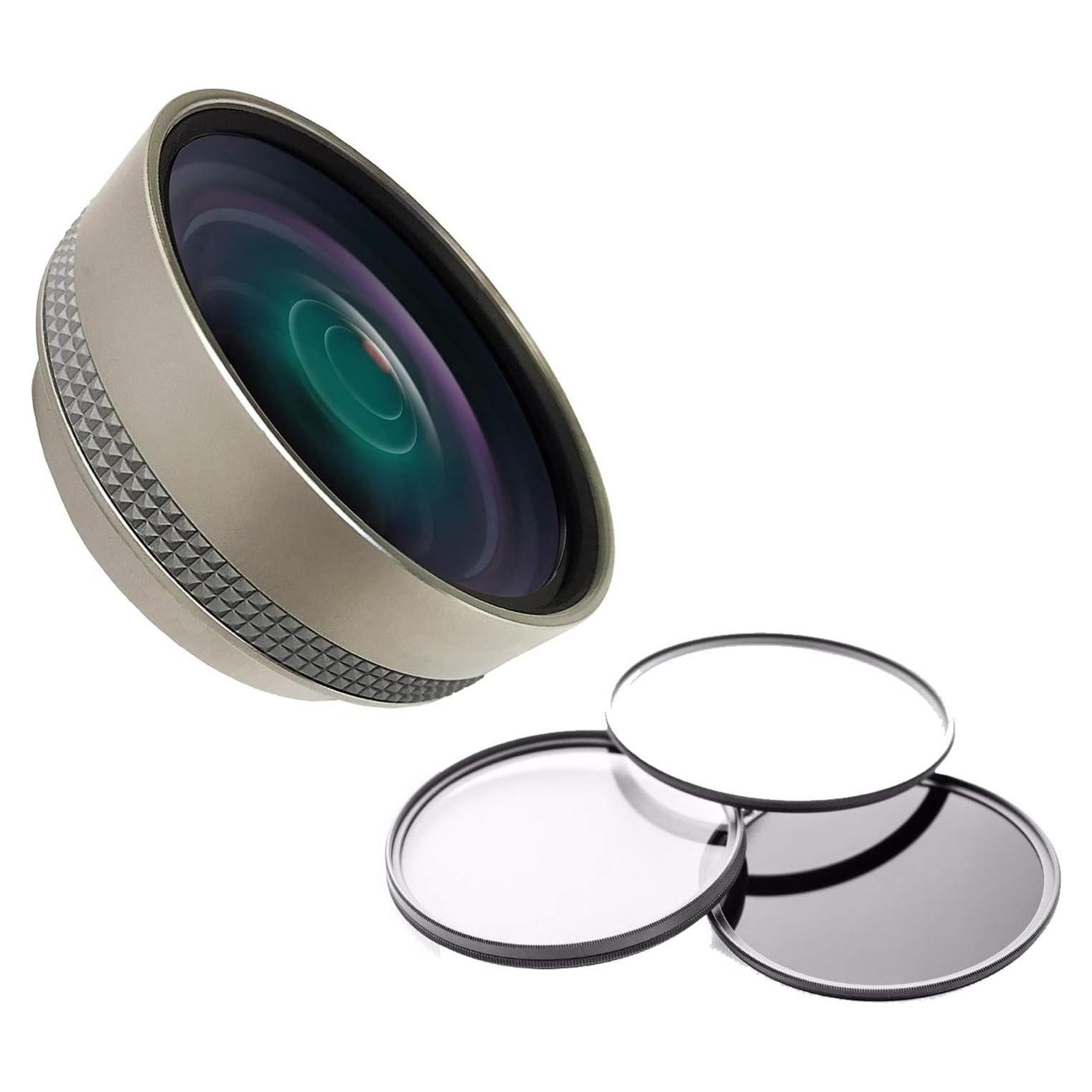 Lente Gran Angular 0.4X con Macro para Fujifilm FinePix S9800