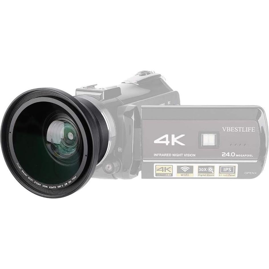 Kit de Lentes y Filtros para Videocámaras Sony TRV33 - Gran Angular 0.43X y Telefoto 2.2X