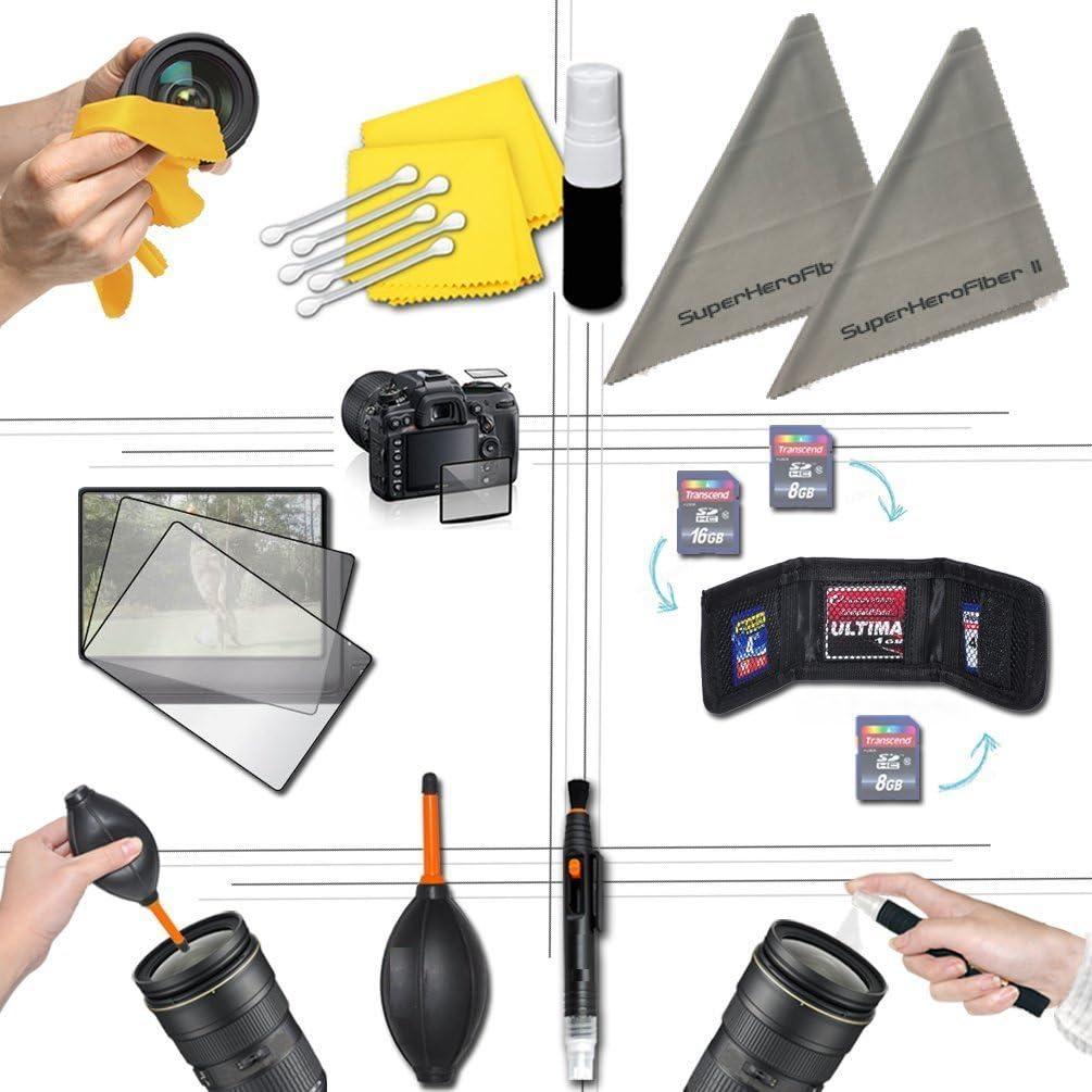 Kit de Accesorios 32 Piezas para Cámaras Nikon D5500 D5300