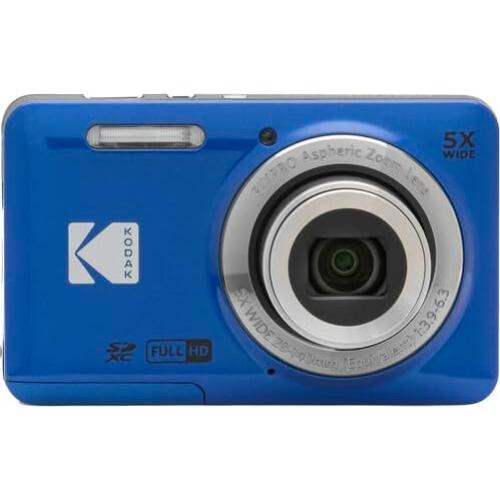 Cámara Digital KODAK PIXPRO FZ55 Azul + Accesorios 64GB