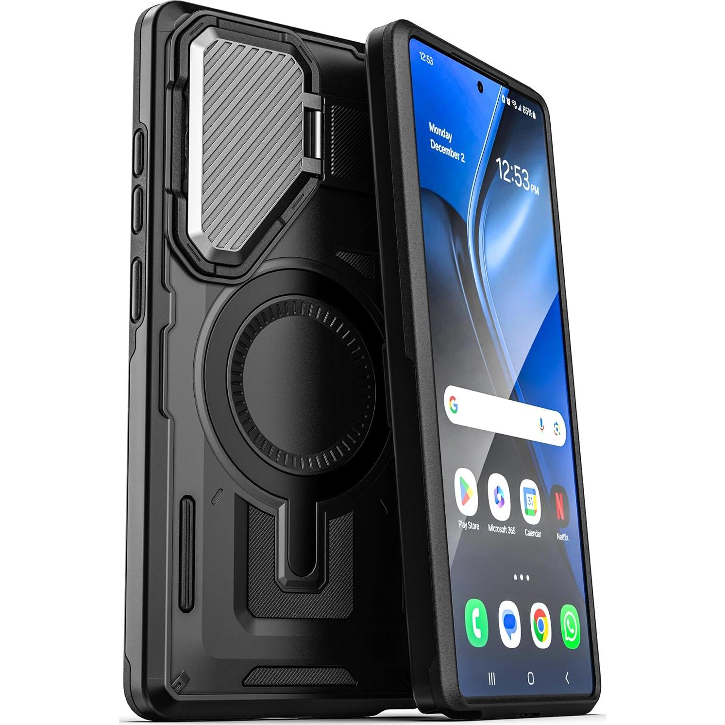 Funda Encased Explorer para Samsung Galaxy S25 - Negro