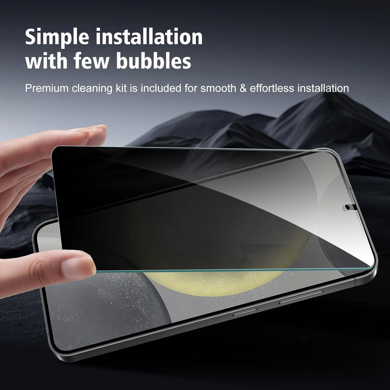 Protector de Pantalla Privado CYYAGE para Samsung Galaxy S24 2+2