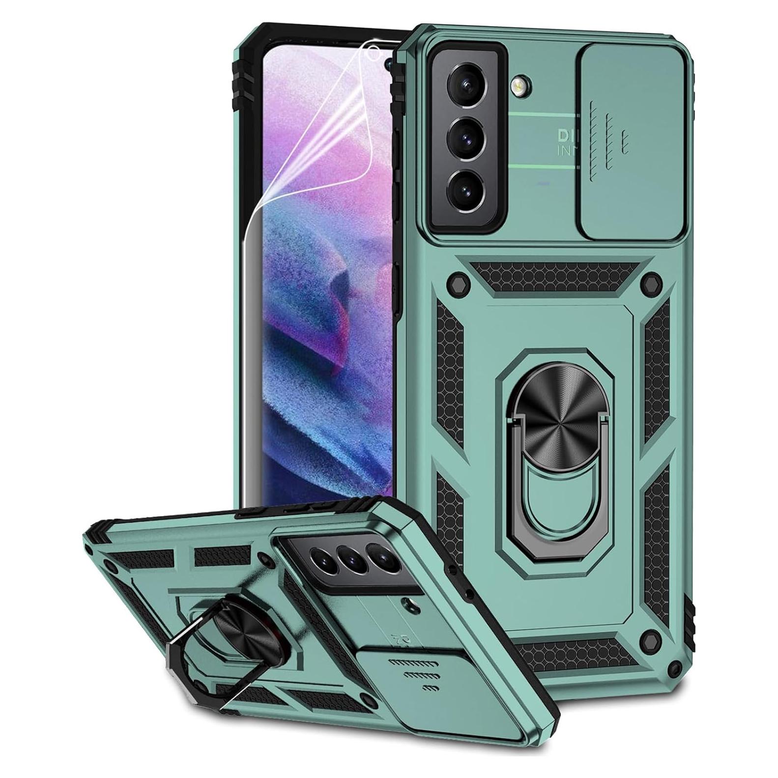 Funda Samsung Galaxy S21 5G con Soporte Anillo y Protector