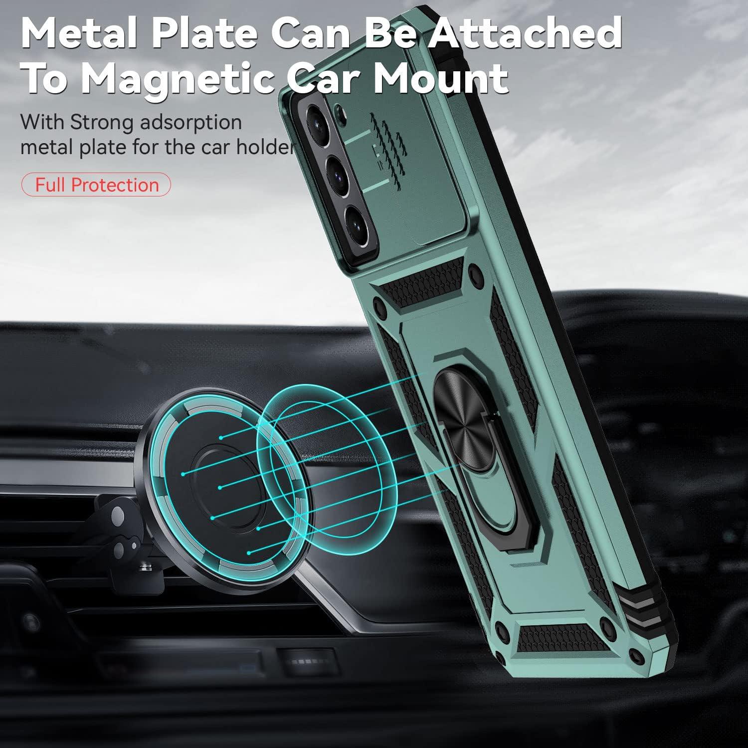 Funda Samsung Galaxy S21 5G con Soporte Anillo y Protector