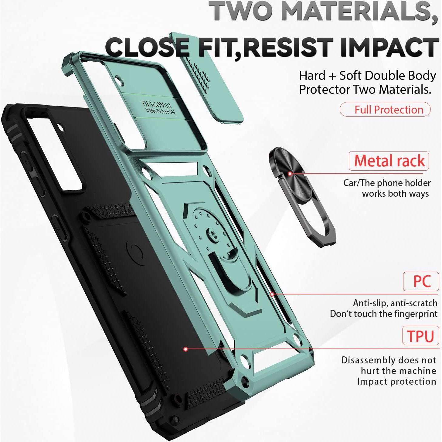 Funda Samsung Galaxy S21 5G con Soporte Anillo y Protector