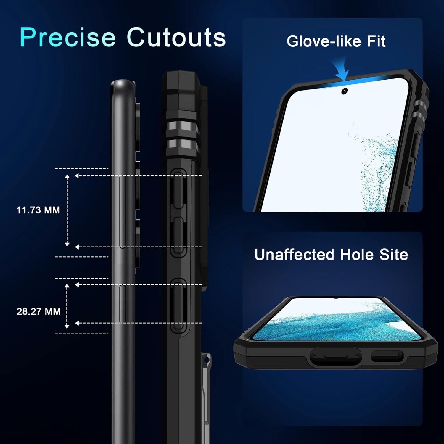 Funda DEERLAMN para Samsung Galaxy S23 Plus - Protección Militar