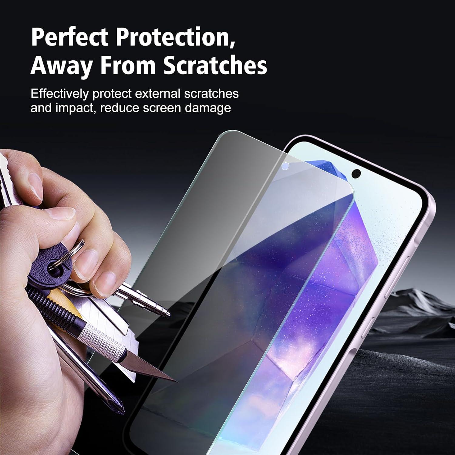 Protector de Pantalla Privado CYYAGE para Samsung Galaxy A55 2+2