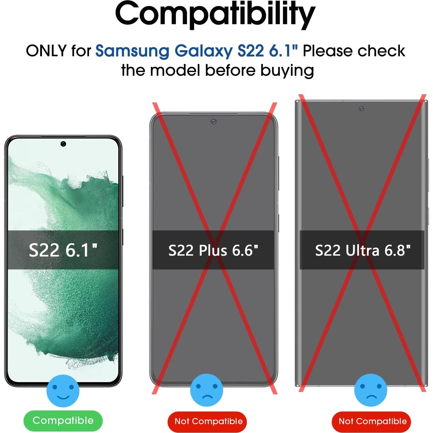 Protector de Pantalla Privado amFilm para Samsung Galaxy S22 6.1"