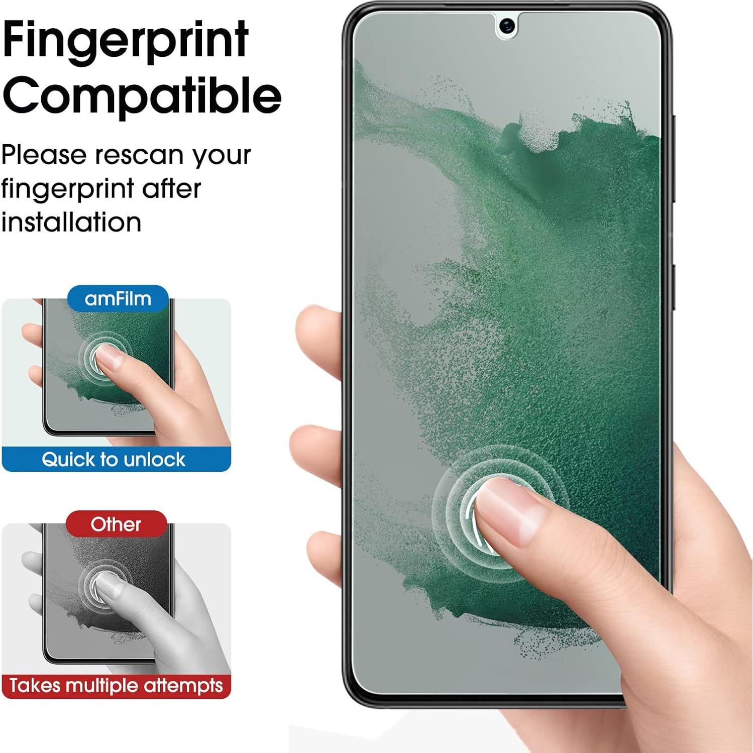 Protector de Pantalla Privado amFilm para Samsung Galaxy S22 6.1"