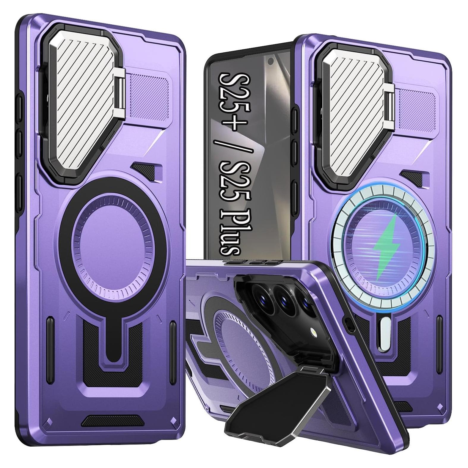 Funda Magnética ZOEII para Samsung Galaxy S25 Plus 6.7" Púrpura