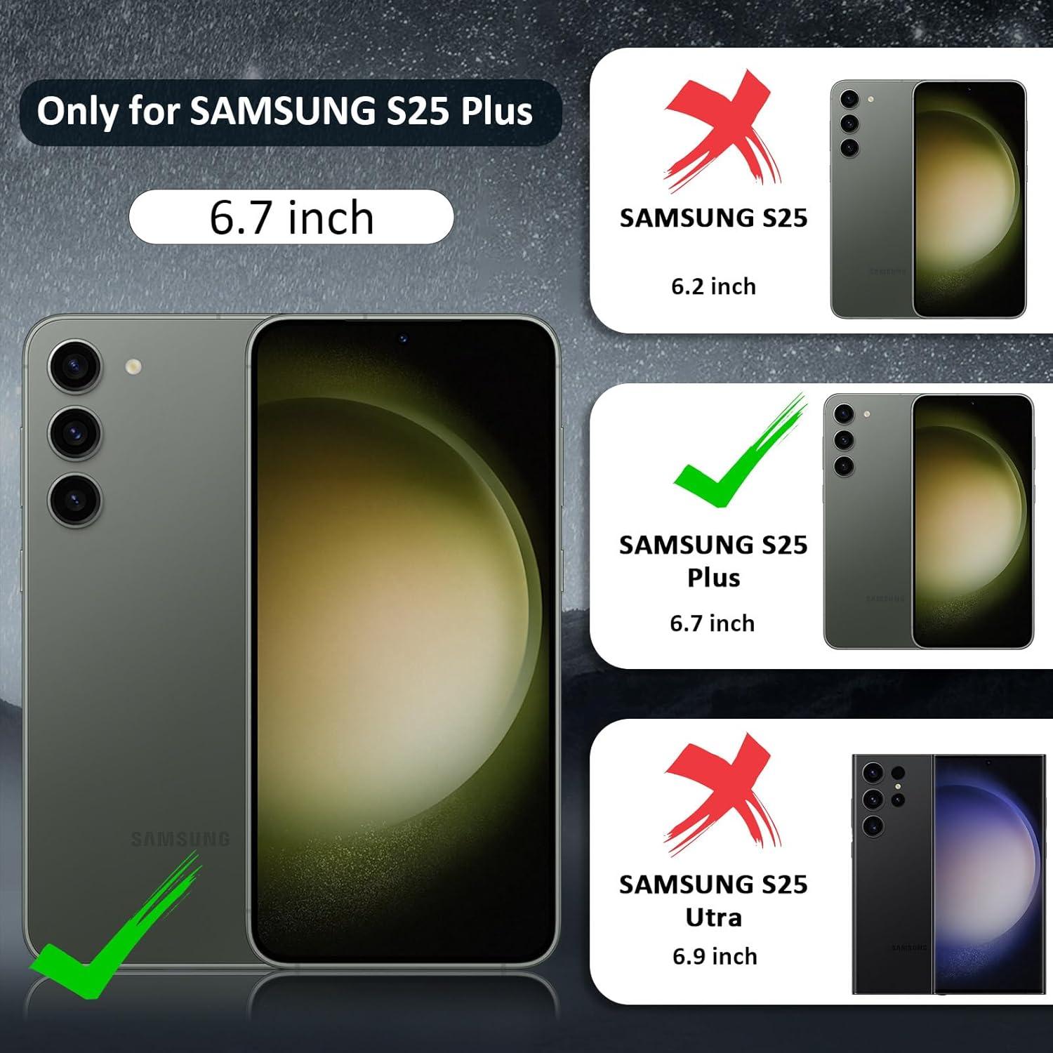 Funda Magnética ZOEII para Samsung Galaxy S25 Plus 6.7" Púrpura