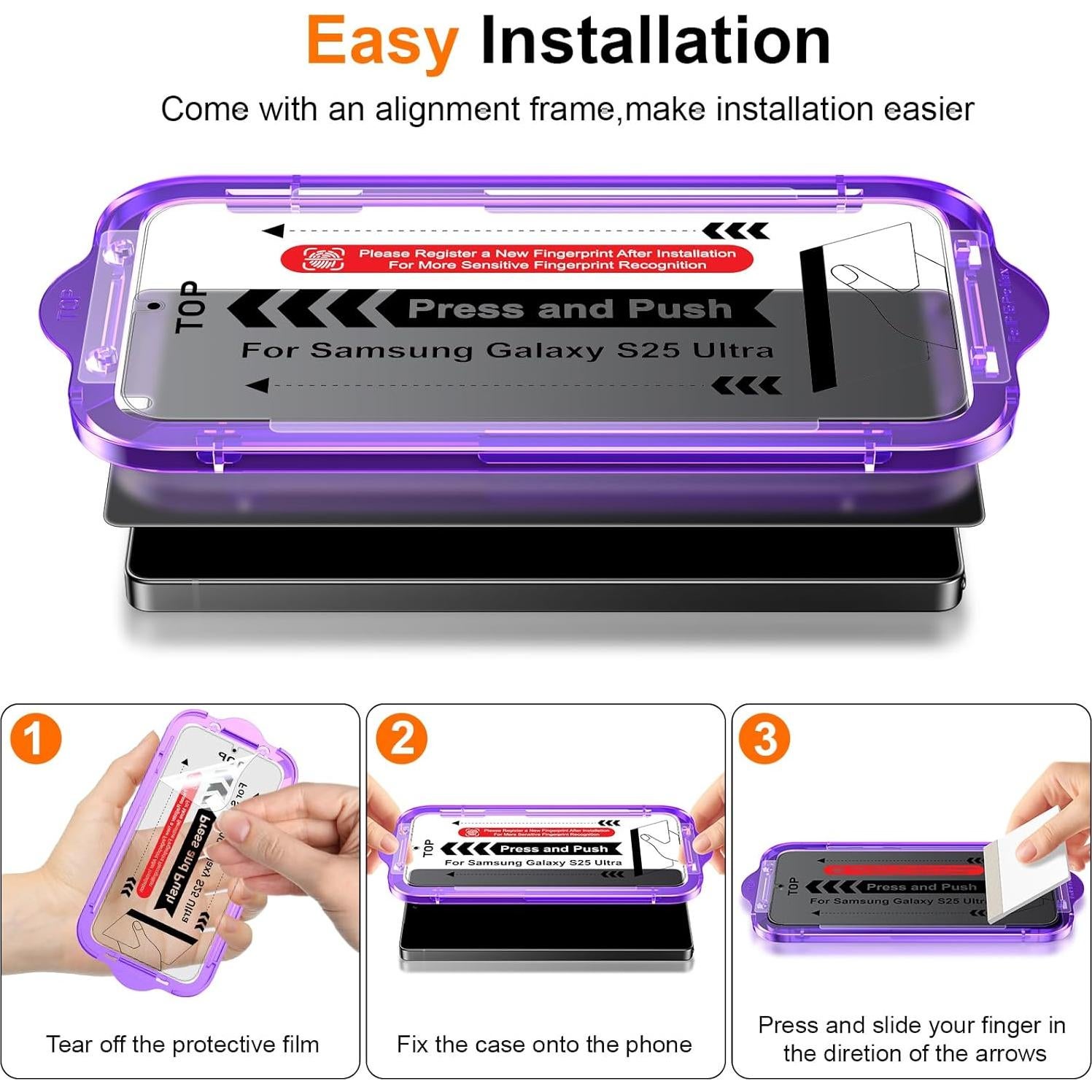 Protector de Pantalla Privado Mate Ksleri para Galaxy S25 Ultra