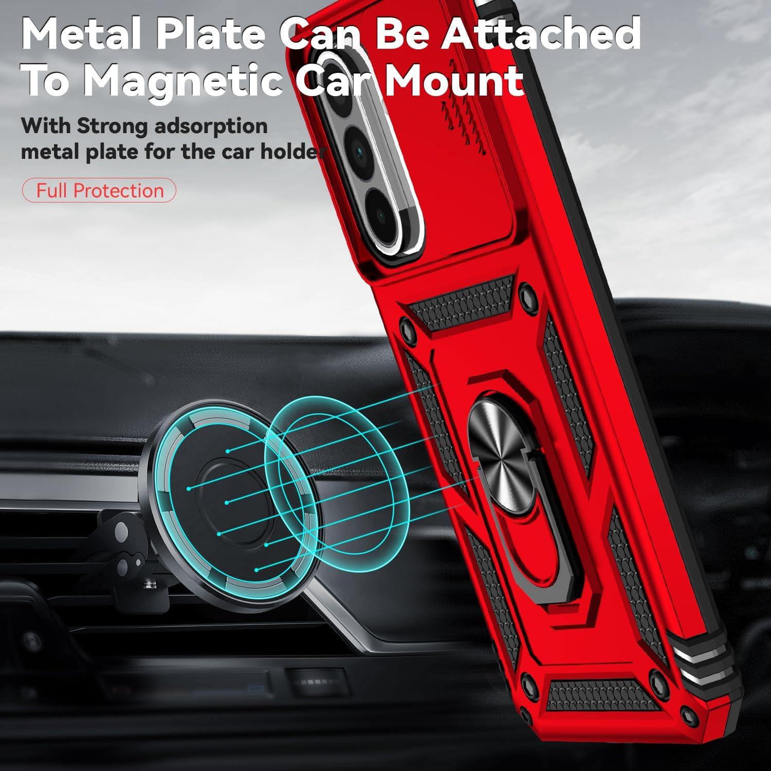 Funda Samsung Galaxy A36 5G con Soporte Anillo y Protector HD