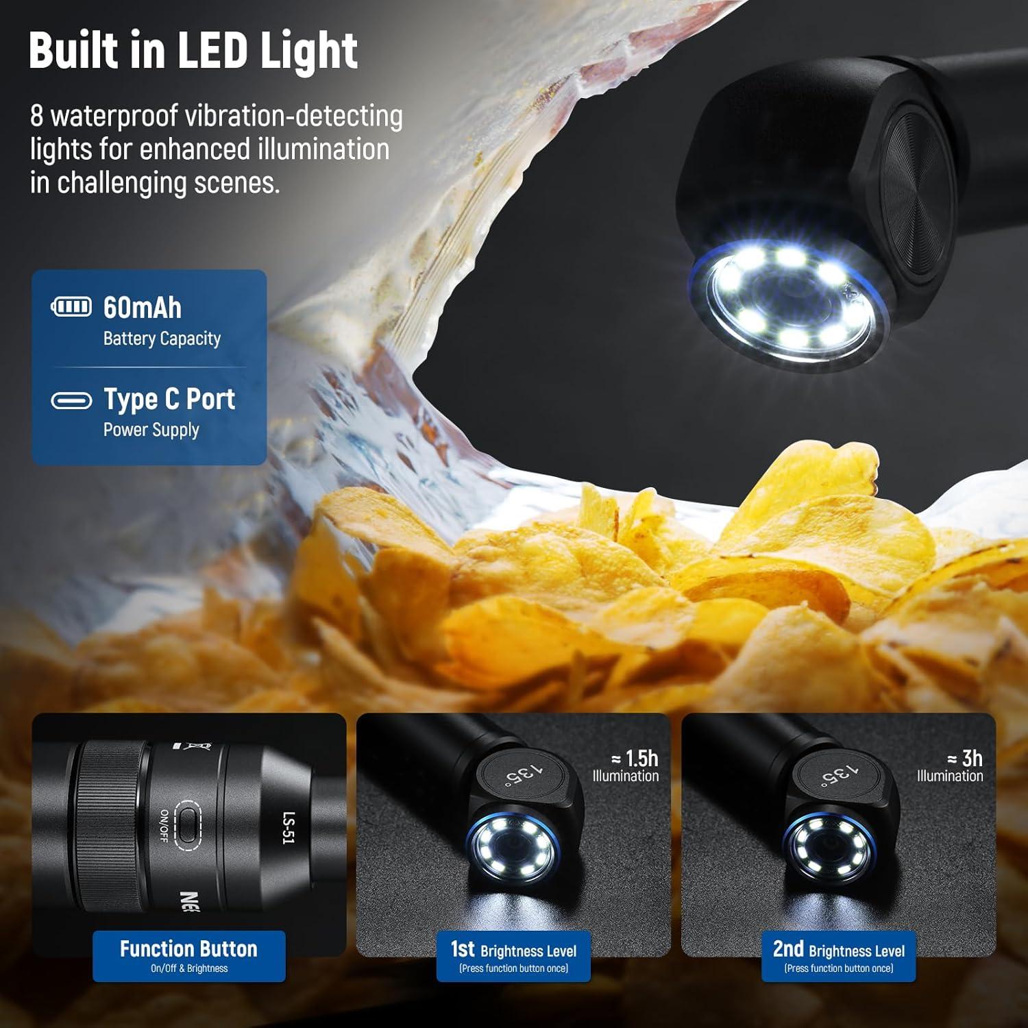 Lente Macro de Sonda NEEWER 18mm 2X para Teléfono Móvil