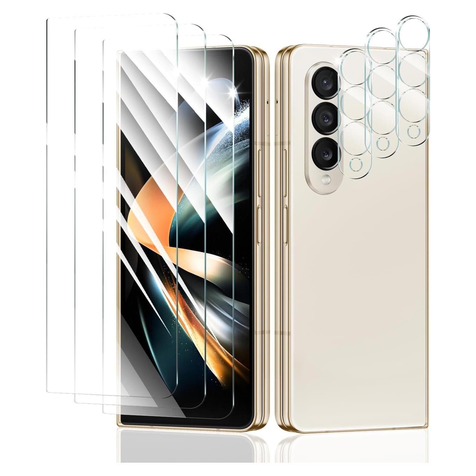 Protector de Pantalla y Lente para Samsung Galaxy Fold 4 - Cristal Templado HD