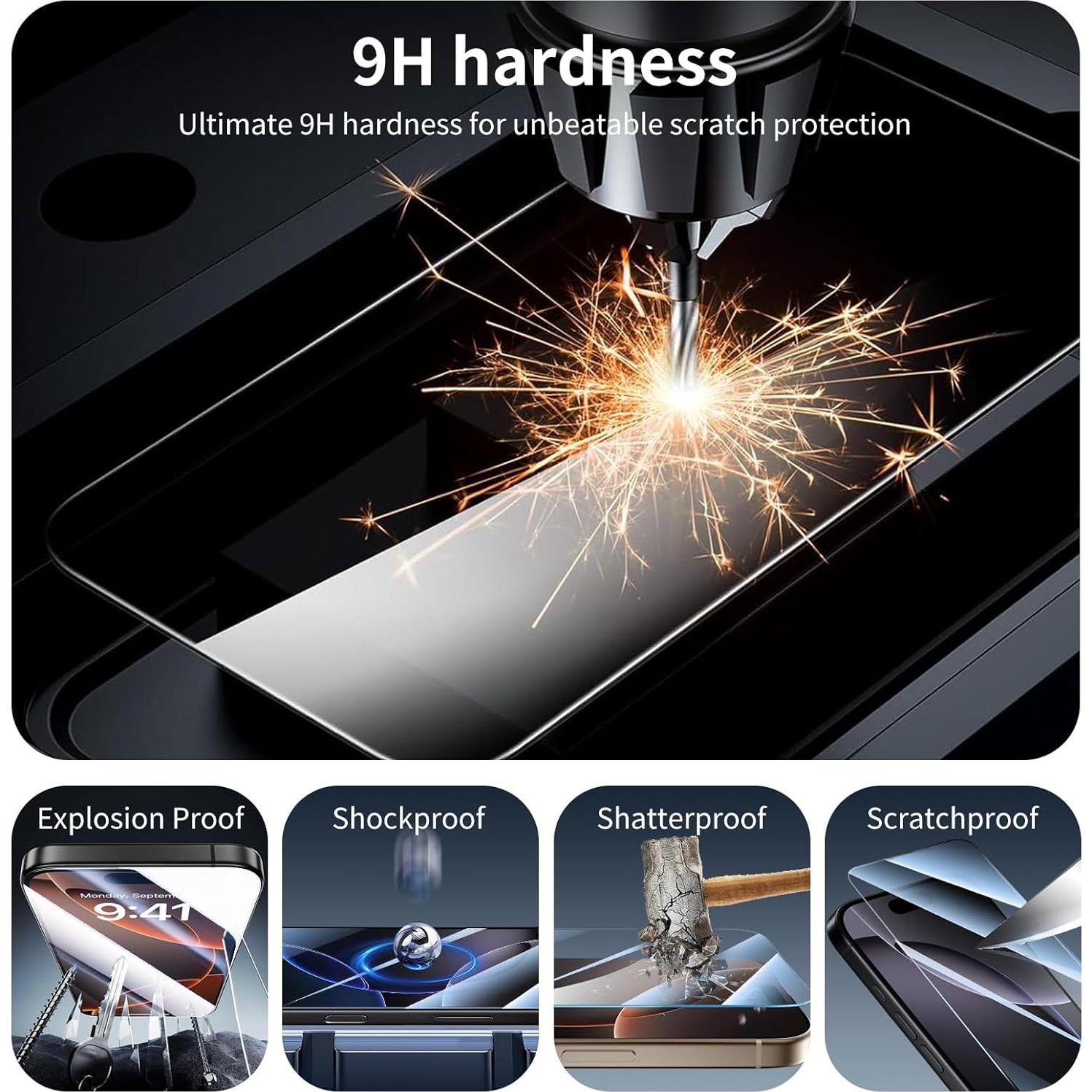 Protector de Pantalla y Lente para Samsung Galaxy Fold 4 - Cristal Templado HD