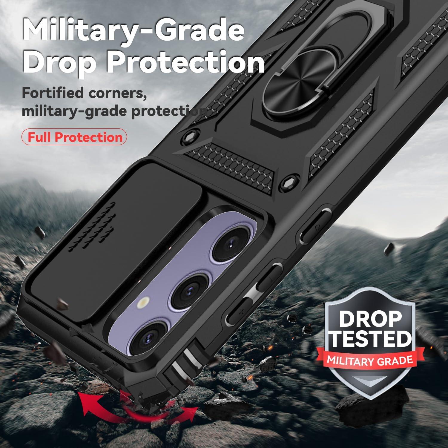 Funda Samsung S24 FE Grado Militar con Soporte y Protección HD