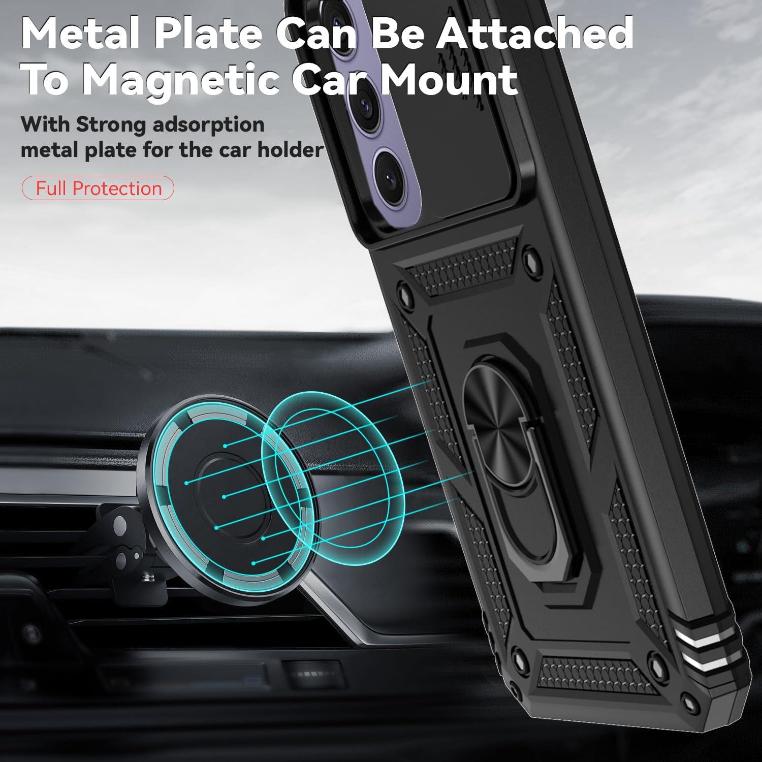 Funda Samsung S24 FE Grado Militar con Soporte y Protección HD