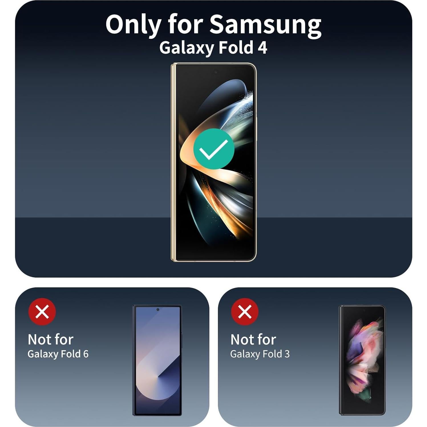 Protector de Pantalla Privado Fynorao para Samsung Galaxy Fold 4