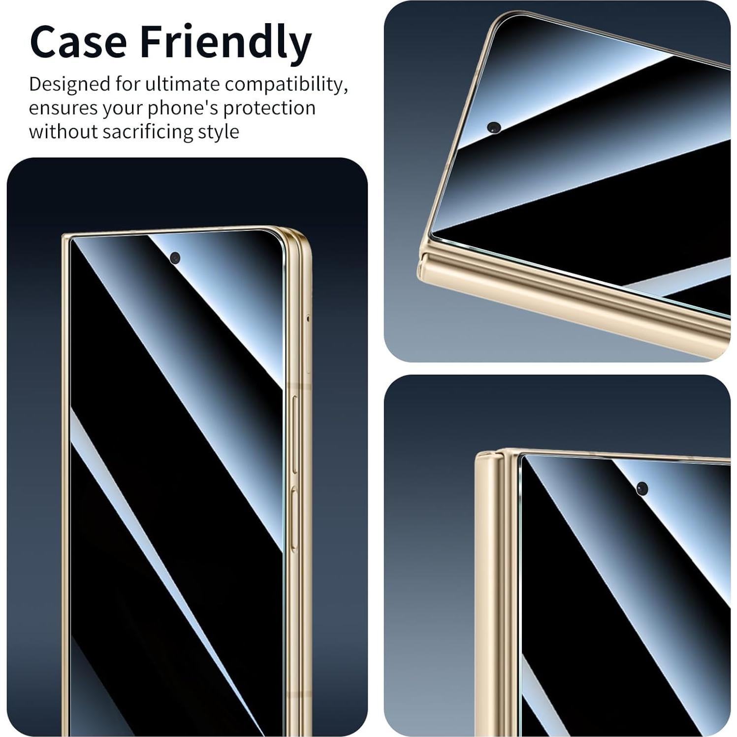 Protector de Pantalla Privado Fynorao para Samsung Galaxy Fold 4