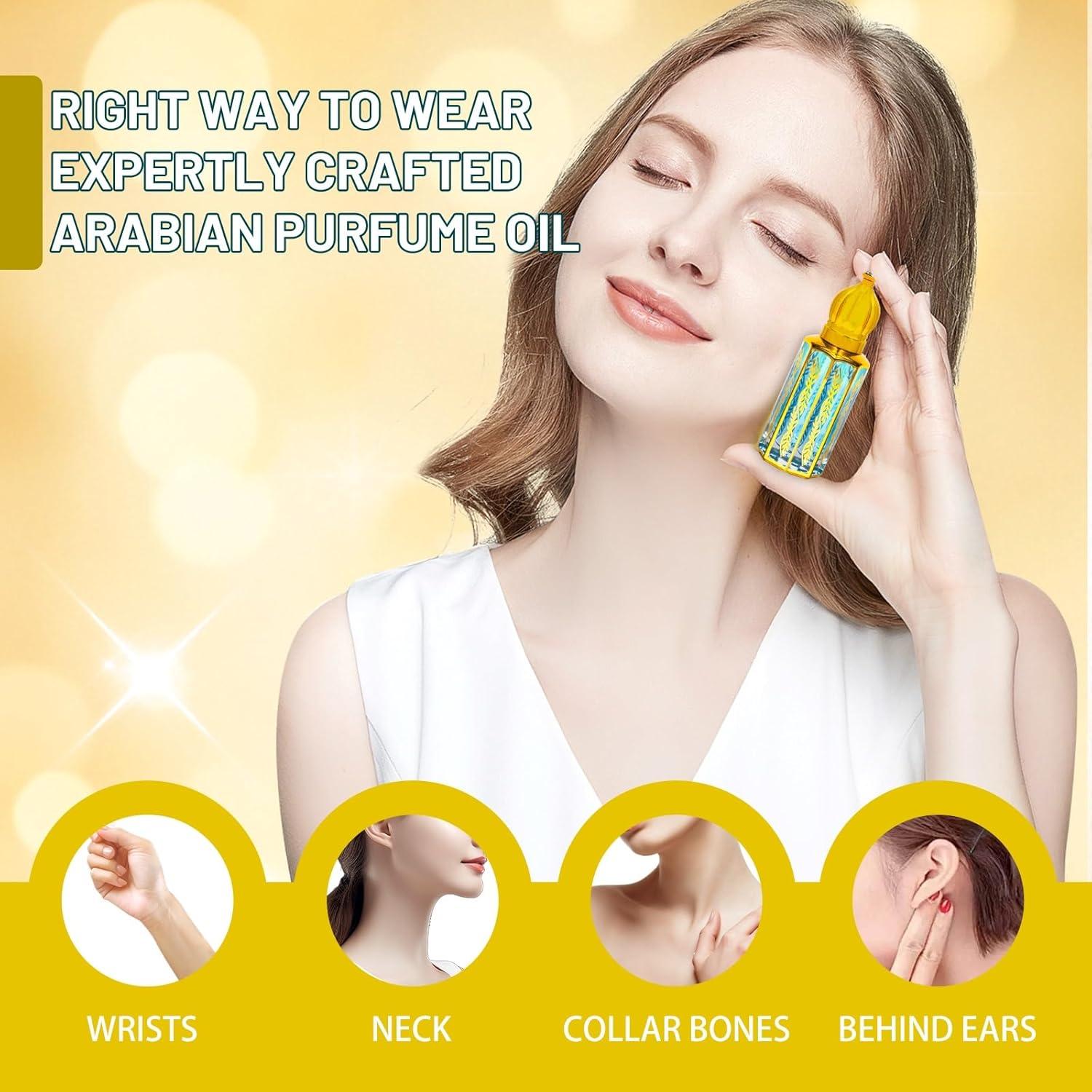 Pack de 3 Aceites de Perfume Árabes para Mujeres 35.4ML