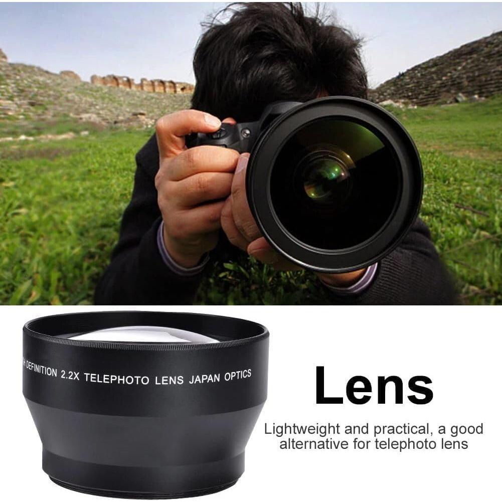Lente Telefoto Acuvar 2.2X para Cámaras DSLR y Sin Espejo