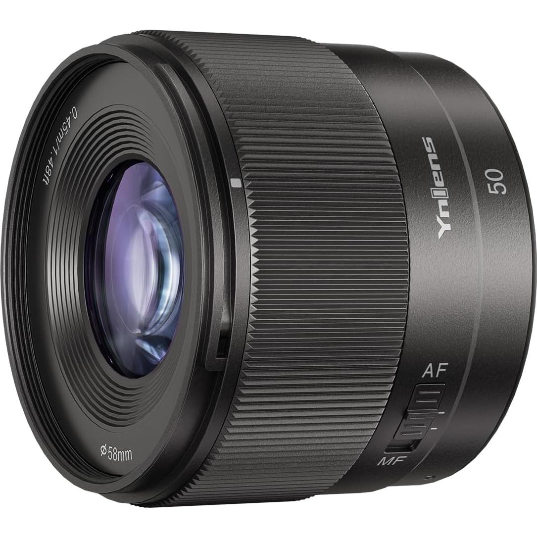Lente YONGNUO 50mm F1.8 para Sony E-Mount - Enfoque Automático