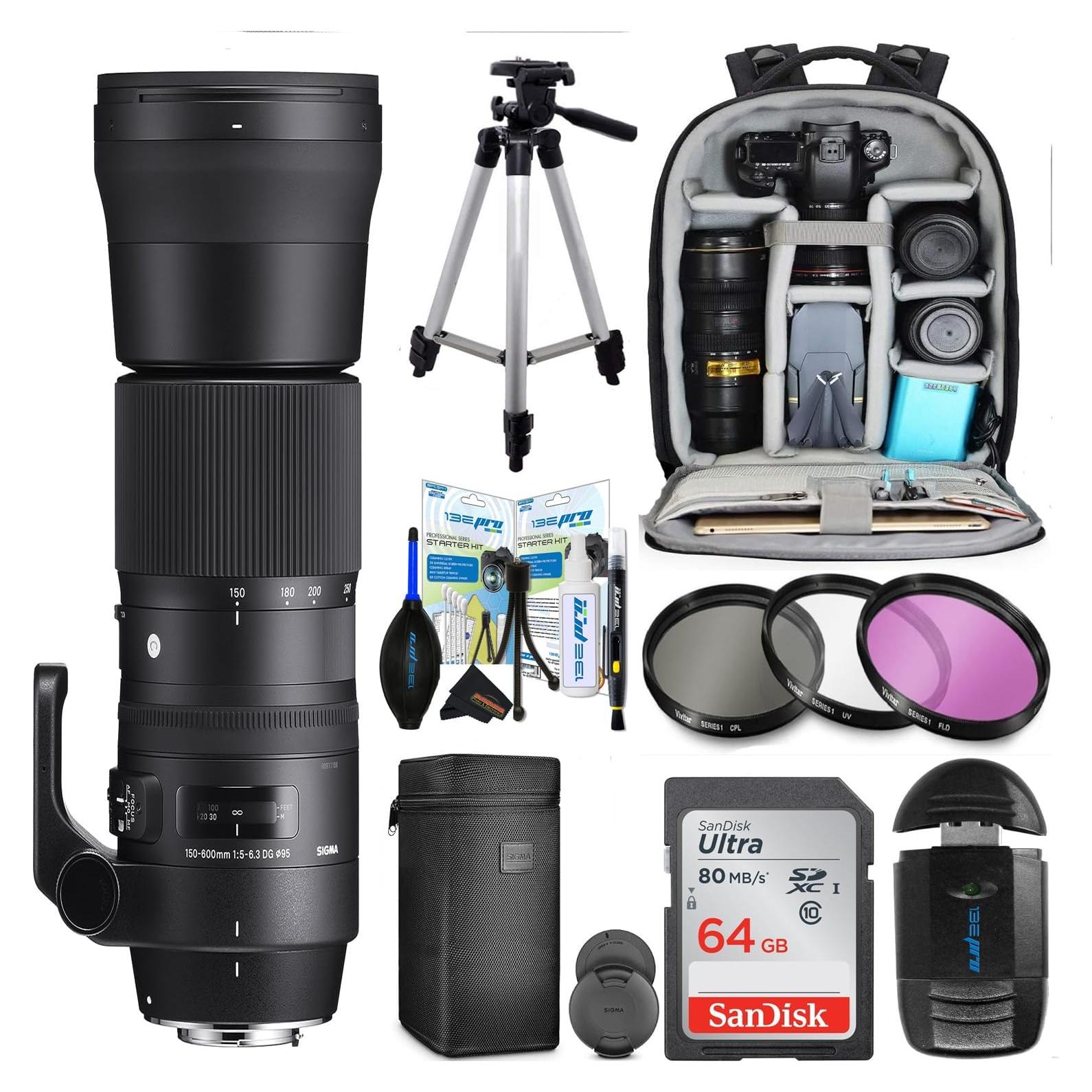 Lente Telefoto Sigma 150-600mm F5-6.3 para Nikon - 4.58 kg