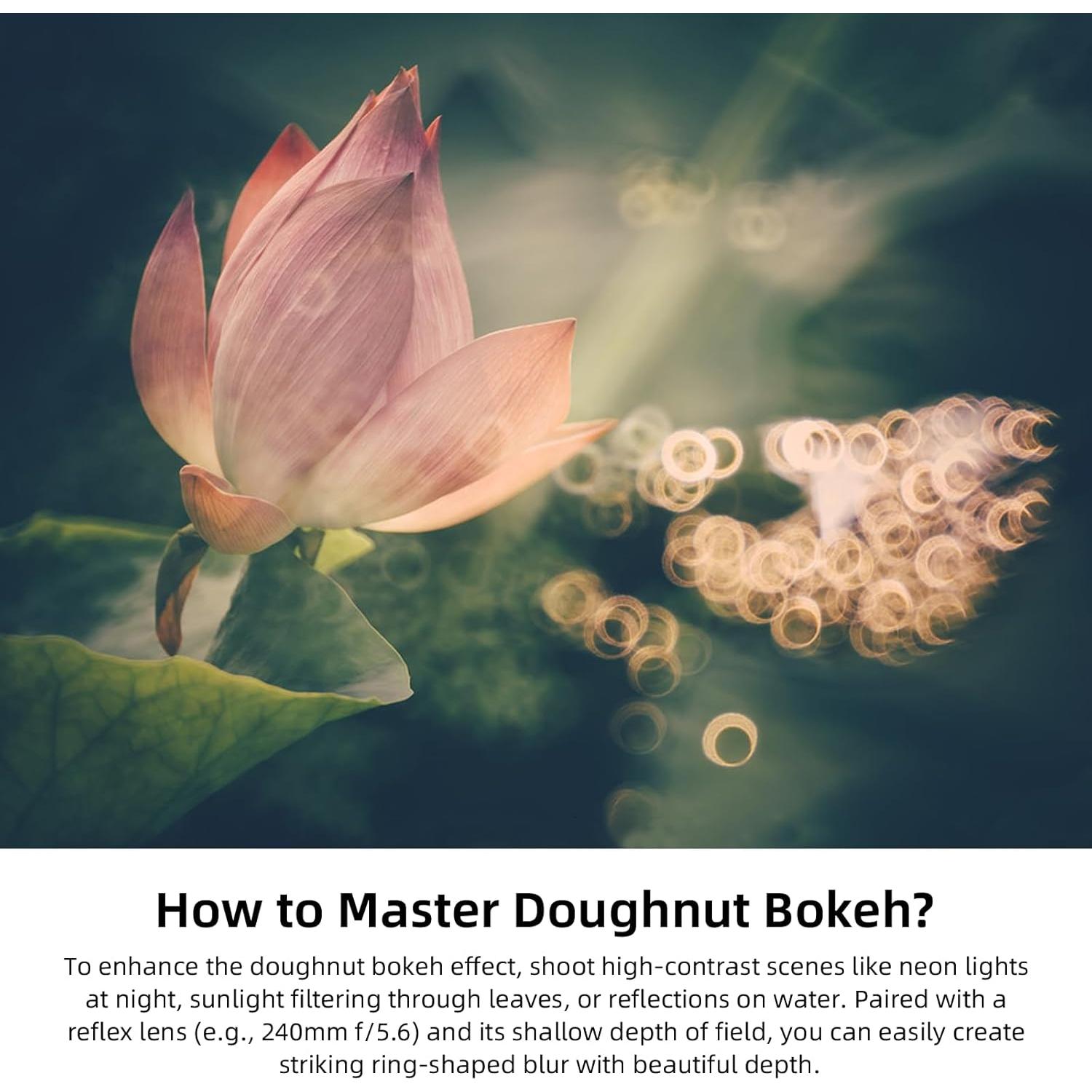 Lente Telefoto Manual BENOISON 240mm f5.6 para Canon EF