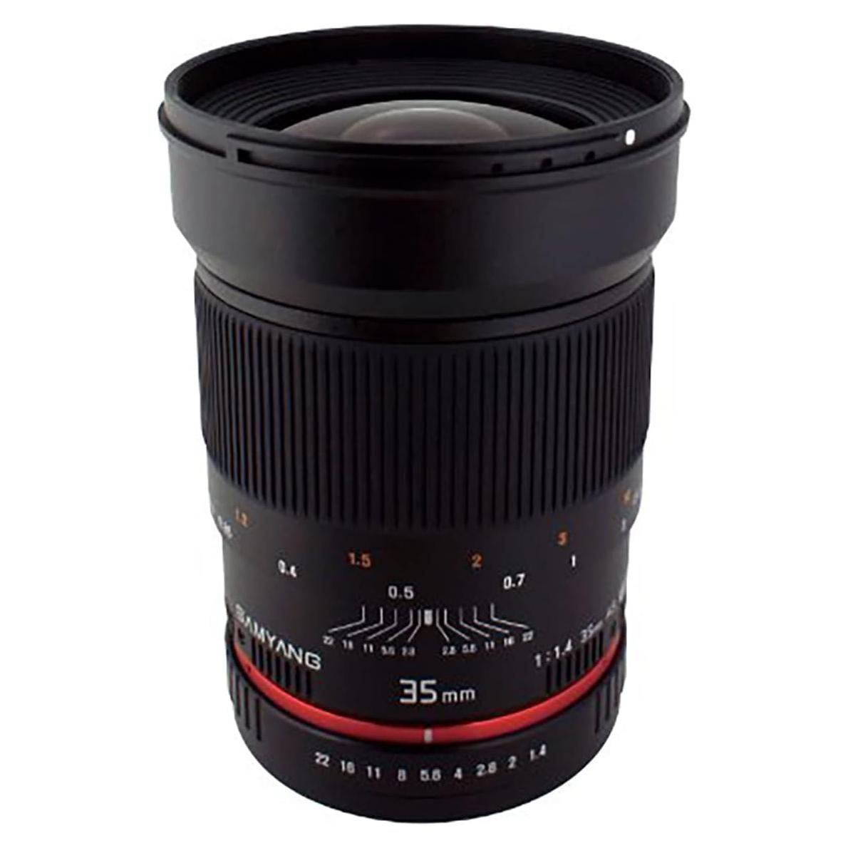 Lente Fijo Samyang 35mm F1.4 para Canon - Gran Angular