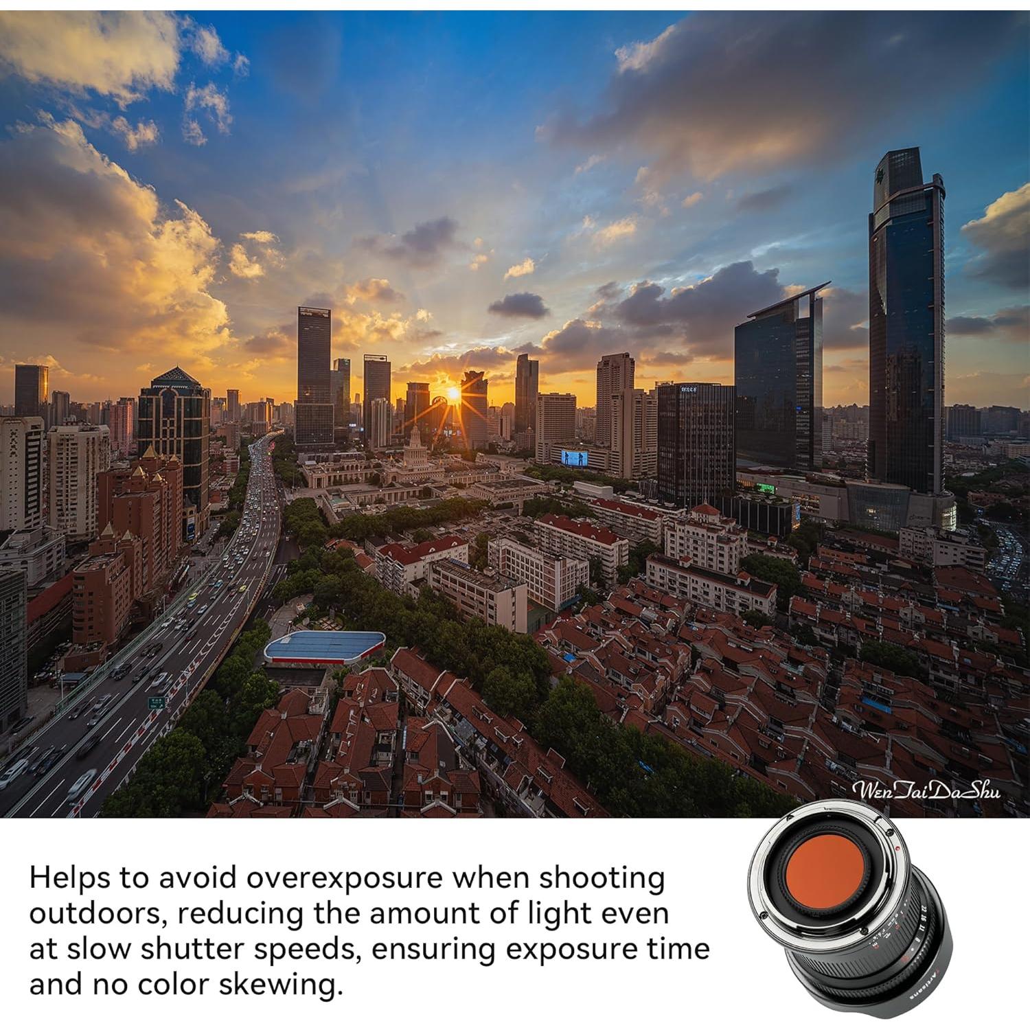 Filtro ND 34mm 7artisans Ultra Delgado Alta Definición