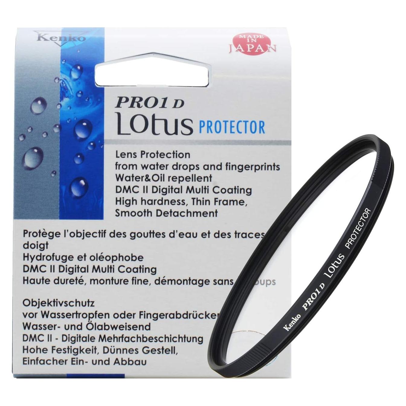 Protector de Lente Kenko PRO1D Lotus 55mm Multicapa Repelente